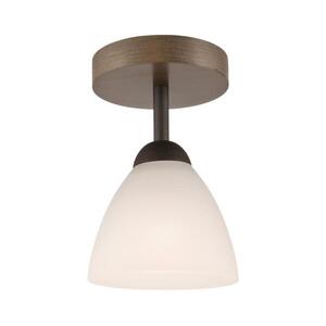 Felületre szerelt csillár 1xE27/60W/230V bükk LM 1.55 sonoma kép