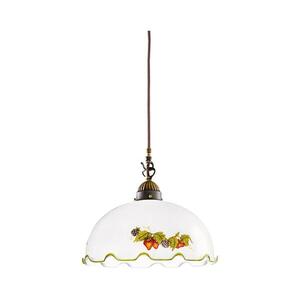 Kolarz 731.30.114 - NONNA kábeles függőlámpa, 1xE27/75W/230V, Ø 30 cm, bordó/eper 731.30.114 kép