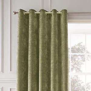 Khaki zsenília termo függöny szett 2 db-os 117x183 cm Selene Luxury Chenille – Hyperion kép