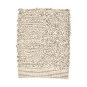 Krémszínű frottír pamut törölköző 30x30 cm Classic – Zone kép