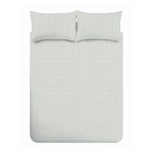 Zöld kétszemélyes háromrészes ágyneműhuzat 200x200 cm Bamford Gingham Check – Catherine Lansfield kép
