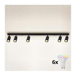 BRILAGI - LED dimmelhető spotlámpa SELE 6xGU10/6, 5W/230V fekete BG0628+AI2320 kép