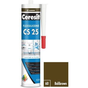Ceresit CS 25 Szaniter szilikon, balibrown, 280 ml kép