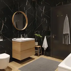Falicsempe SPC Calacatta Black 120x265cm 4mm kép