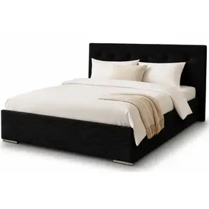 Ágy Mila 160x200 Lincoln 100ln fekete kép
