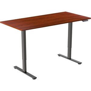 AlzaErgo Table ET2 Core - fekete + asztallap, 120 × 80 cm, laminált - gesztenye kép