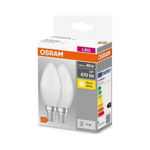 2 db-os LED izzó szett B38 E14/4, 9W/230V 2700K - Osram 4058075614413 kép