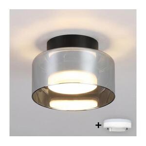 BRILAGI-LED RGB dimmelhető beépíthető mennyezeti lámpa AURA LUX 1xGX53/14W/230V Wi-Fi Tuya fekete/füstszínű BG3446+IM1490 kép