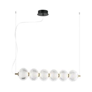 Viokef Lighting LED csillár zsinóron PELLUCID LED/23W/230V arany/átlátszó 4297800 kép