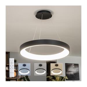BRILAGI - LED dimmelhető kábeles csillár FALCON II LED/99W/230V átm. 60 cm fekete + távirányító BRDC2668-600/CR kép