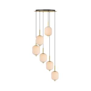 Zuma Line 003064-034750- LED csillár kábelen AKARI LED/34W/230V átm. 50, 5 cm aranyszínű 003064-034750 kép