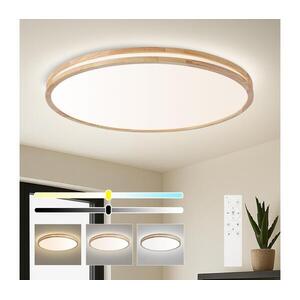BRILAGI - LED dimmelhető lámpatest MOLINA LED/128W/230V 3000-6000K tölgy, átmérő 100 cm + távirányító BRI888 kép