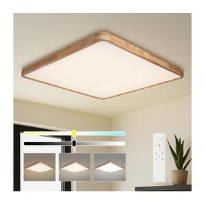 Brilagi - LED fényerőszabályozható lámpatest WOODLINE SQUARE LED/180W/230V tölgy 100x100 cm + távirányító BRI903 kép