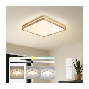 BRILAGI - dimmelhető LED világítótest MOLINA SQUARE LED/80W/230V tölgy 60x60 cm + távirányító BRI892 kép