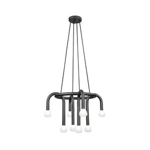 Viokef Lighting Kábeles csillár DELORI 8xG9/28W/230V fekete 4324600 kép