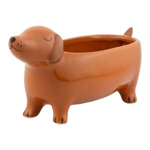 Kerámia kaspó Sausage Dog – Sass & Belle kép