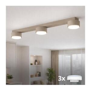 Brilagi - LED RGB dimmelhető MONO spotlámpa 3xGX53/14W/230V Wi-Fi Tuya bézs BG4580+3xIM1490 kép