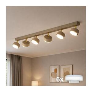 BRILAGI - LED RGB dimmelhető spotlámpa MONO 6xGX53/14W/230V Wi-Fi Tuya bézs/arany BG5741+6xIM1490 kép