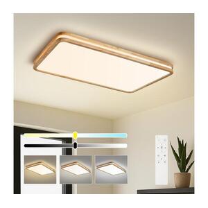 BRILAGI - LED dimmelhető lámpatest MOLINA SQUARE LED/128W/230V tölgy 90x60 cm + távirányító BRI893 kép