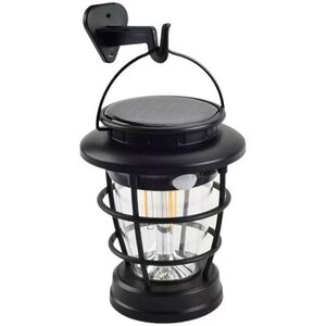 Verk 12376 Napelemes LED lámpa mozgásérzékelővel és USB töltéssel 2in1, fekete szín kép