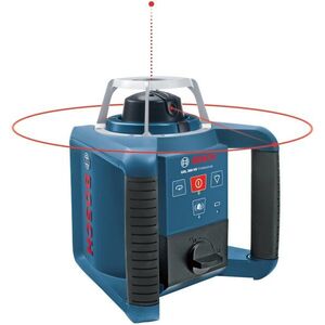 BOSCH Professional GRL 300 HV akkumulátoros forgólézer, LR1 vevőegység, távirányító, 0.601.061.501 (kofferrel, 2× D) kép