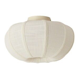 Krémszínű mennyezeti lámpa textil búrával ø 30 cm Zosia – Light & Living kép