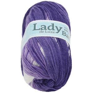 Lady de Luxe Batik 100 g - 612 fehér, lila kép