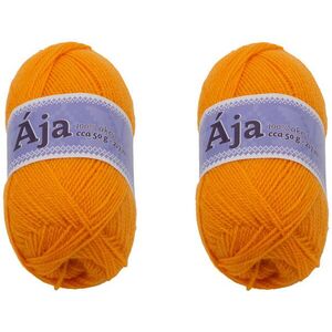 Bellatex fonal Aja NGM 50 g set, 2 db - 930 narancssárga kép