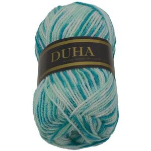 Duha 50 g - 294 fehér, türkizkék, kék kép