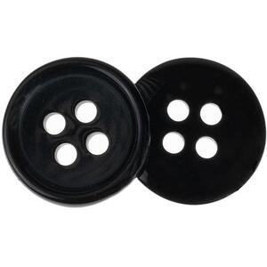 Žirovnice 1, 5 cm sötétszürke, 4 lyuk, 348778B, 6 darabos készlet kép