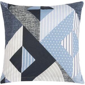 Bellatex 90/505 párnahuzat, 40×40 cm, kék geometriás kép