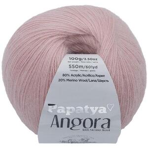 Bellatex Angora Merino Papatya 100 g - 4420 fakó rózsaszín kép