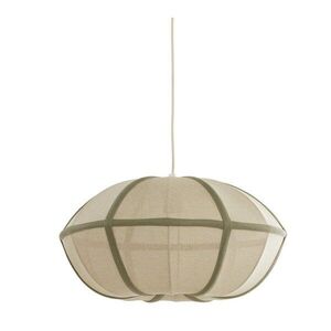 Krémszínű függőlámpa textil búrával Mirelys – Light & Living kép