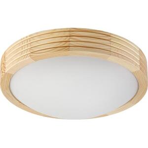 Mennyezeti lámpatest NATURAL MODERN SLIM 1xE27/15W/230V átm. 27, 5 cm fenyő LD-PD-8.1/R/SOSNA kép