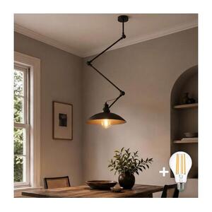 BRILAGI - LED állítható rudas csillár IRONBEAM 1xE27/60W/230V fekete 8590828104988 kép