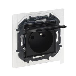 Legrand - Keret nélküli kültéri aljzat 250V/16A NILOE STEP IP44 fekete 863535B kép