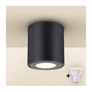 BRILAGI - LED RGBW dimmelhető fürdőszobai lámpa MIA 1xGU10/4, 8W/230V 84x80 mm fekete IP54 BG1036+AI2382 kép