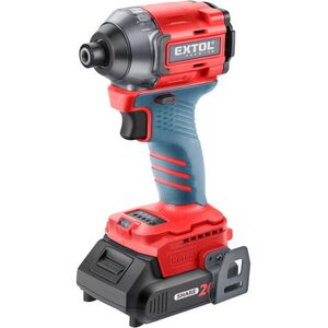 EXTOL PREMIUM ütvecsavarozó 1/4" AKU SHARE20V 8891814 (1 × 2 Ah) kép