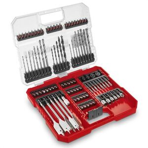 EINHELL XL-CASE teljes fúrószár, bit és dugókulcs készlet, 95 db, 49108788 kép