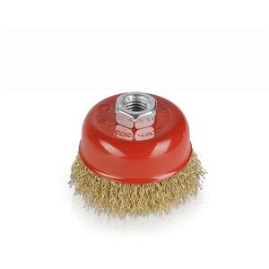 KREATOR KRT150202 - réz csiszolókefe M14 75 mm kép