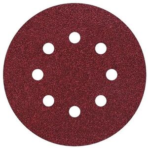 WOLFCRAFT Tépőzáras csiszolólap, 125 mm, 80, 120, 240 szemcseméret, 25 db 2259100 kép