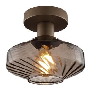Brilliant - Mennyezeti lámpa LYN 1xE27/20W/230V átm. 28 cm barna/füstös barna 81410/20 kép