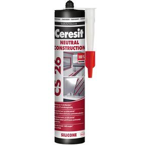CERESIT CS 26 Neutrális szilikon, tükörragasztáshoz, átlátszó, 300 ml kép