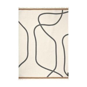 Krémszínű takaró 130x175 cm Shadow – Mette Ditmer Denmark kép