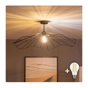 BRILAGI - LED felületre szerelhető csillár CERIA WIRE 1xE27/60W/230V Ø 80 cm fekete BG3989+EG300157 kép