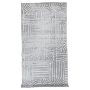 Szőnyeg Eva Embossed 1, 6/2, 3 Em2025-01 szürke kép