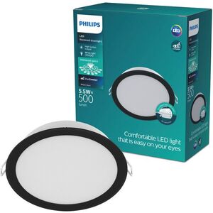 Philips MESON 080 5, 5W 30K BK recessed kép