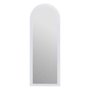 Ívelt fali tükör fehér MDF kerettel 160 x 58 cm - ÉCLIPSE - Butopêa kép