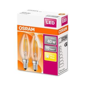 KÉSZLET 2x LED Izzó VINTAGE B35 E14/4W/230V 2700K - Osram 4058075330511 kép