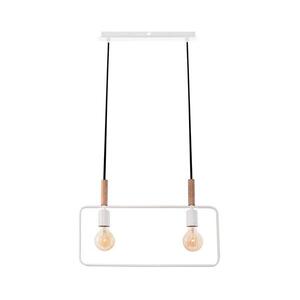 Csillár zsinóron FRAME 2xE27/60W/230V fehér 32-73549 kép